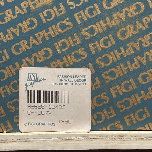 Signed FIGI GRAPHICS PAPER ART-3D Western Cactus - VTG‎ 1990 San Diego Framed - Picture 7 of 14